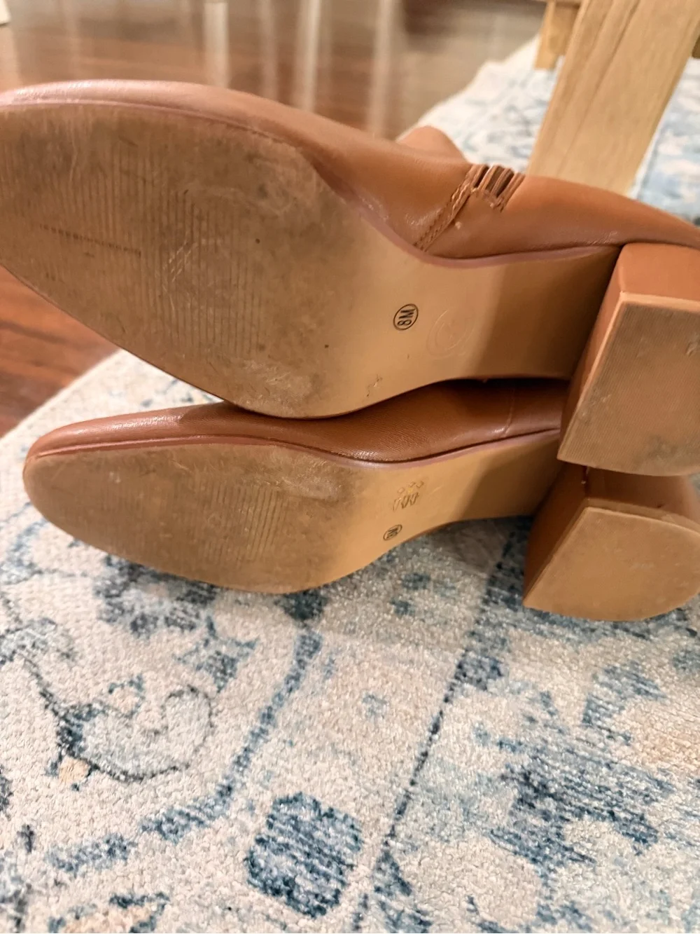 Chinese Laundry Women's Tan Block Heel Ankle Boot